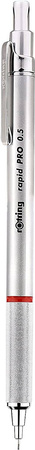 Ołówek automatyczny Rapid Pro - Rotring - 0,5 mm, srebrny 1904255 z Grawerem