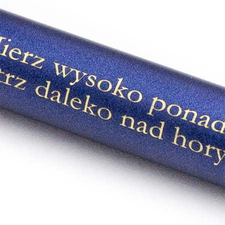 Pióro Wieczne Parker IM Monochrome Blue (F) z gotowym grawerem