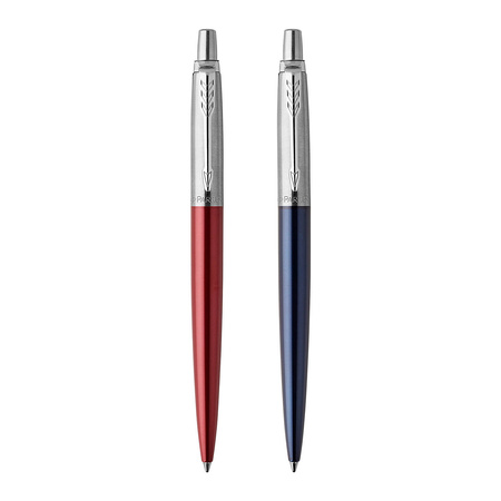 Zestaw długopisów Parker. Jotter Duo długopis Royal Niebieski Gel CT + długopis Kensington Czerwony CT 2033154