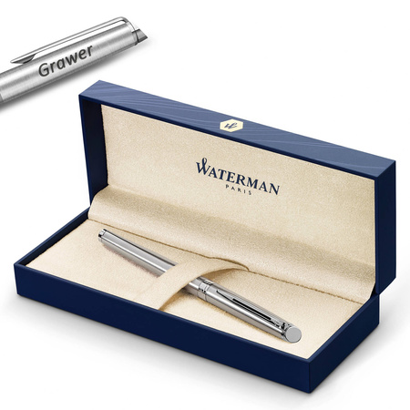 Pióro Wieczne Waterman Hémisphere Stalowe CT (M) - S0920430 z Grawerem