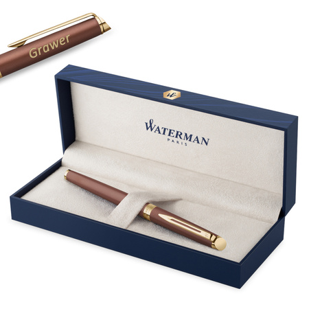 Pióro wieczne Waterman Hémisphère Copper Red GT (F) - 2217947 z Grawerem
