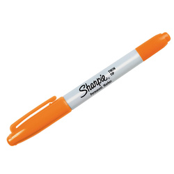 Marker Sharpie Twin Tip pomarańczowy 1szt.