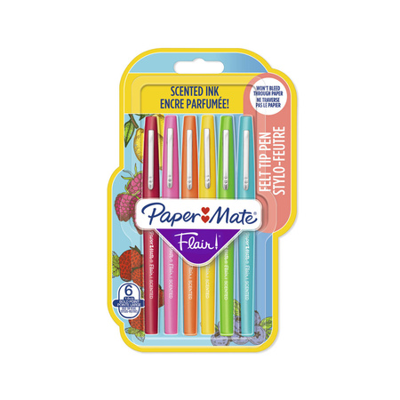 Cienkopisy perfumowane PaperMate Flair Scented 6 (0,7mm) - 2138466