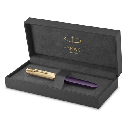 Pióro Wieczne Parker 51 Deluxe Plum GT F 18K - 2123516
