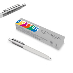 Długopis Parker Jotter Originals  PEARL GREY z grawerem
