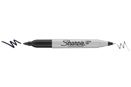 Marker Sharpie Twin Tip czarny - S0811100