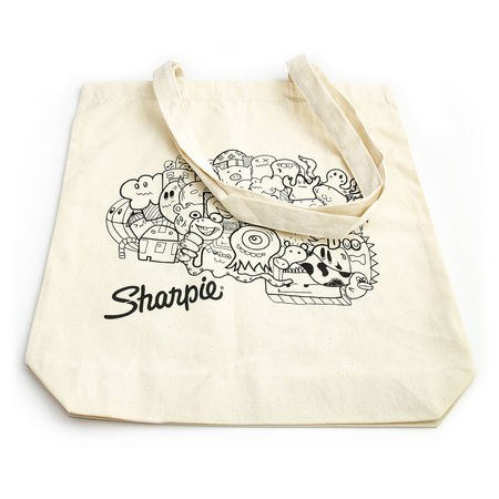 Torba bawełniana Stworki do kolorowania gratis