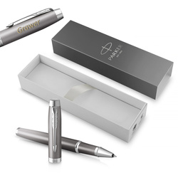 Pióro kulkowe Parker IM Rituals Grey z grawerem