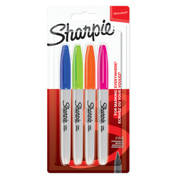 Marker Sharpie Fine Fun 4 szt blister – 2065403