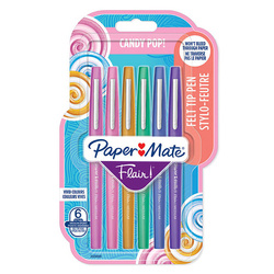 Cienkopisy PaperMate Flair Candy Pop 6