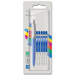 Długopis Parker Jotter Originals Blue + 5 wkładów żelowych niebieskich - 2141251