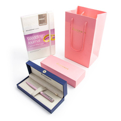Długopis Waterman Allure Pastel  w pudełku z torebką i notatnikiem ślubnym