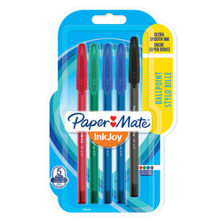 Długopisy Paper Mate InkJoy 100ST 0,7mm Mix 5 szt.