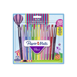 Flamastry Paper Mate Flair Carnival M 12 szt. - 2108466