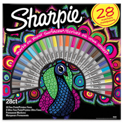 Marker Sharpie Fine Zestaw 28 kolorów – paw – 2058158
