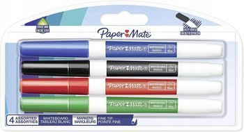 Marker suchościeralny PaperMate Mix fine 4-pack
