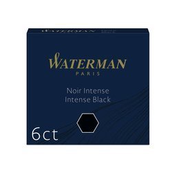 Naboje atramentowe Waterman International Czarny - S0110940