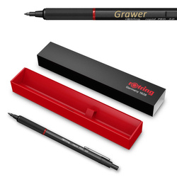 Rotring Rapid Pro precyzyjny ołówek 2,0mm czarny z grawerem