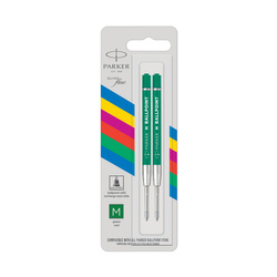 Wkłady  do długopisów Parker Zielony M | 2 szt. - 2166546