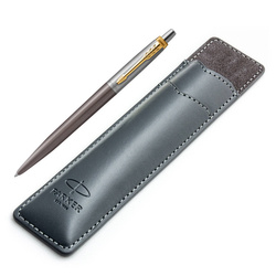 Zestaw prezentowy Parker Jotter Grey Core GT w szarym wsuwanym etui