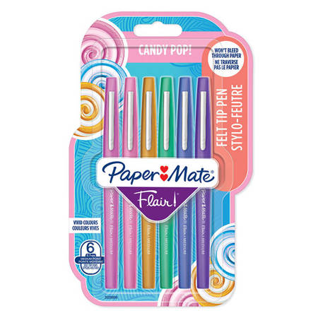 Cienkopisy PaperMate Flair Candy Pop 6 - 2028899