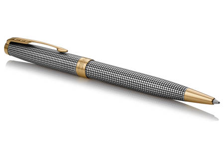 Długopis Parker Sonnet Premium Chiselled Silver GT - 1931492