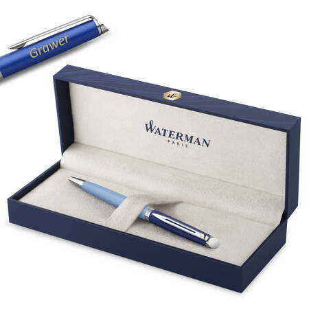 Długopis Waterman Hémisphère Color-Block Blue CT z grawerem