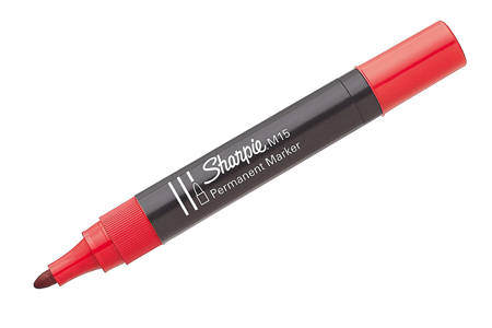 Marker permanentny Sharpie M15 czerwony - S0192605