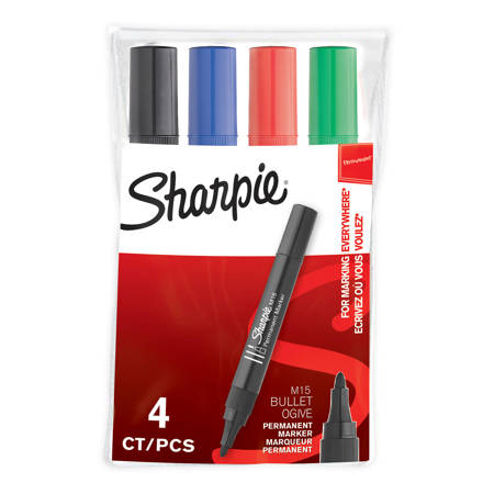Marker permanentny Sharpie M15 mix kolorów - S0187296
