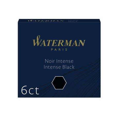 Naboje atramentowe Waterman International Czarny - S0110940