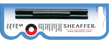 Naboje do Pióra Wiecznego Sheaffer (5 Na Blistrze) Czarne - SH96330