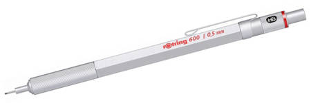 Ołówek automatyczny Rotring 600 0.5 Srebrny
