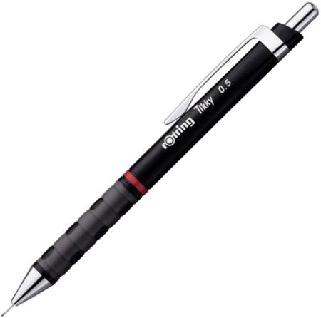 Ołówek automatyczny Rotring Tikky III 0,5 Czarny Korpus
