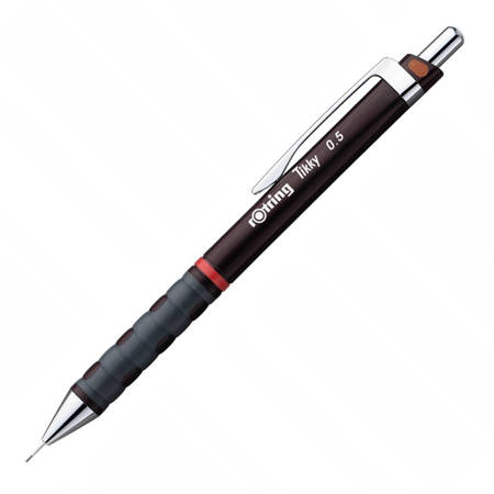 Ołówek automatyczny Rotring Tikky III Cc 0,5 Bordowy Korpus