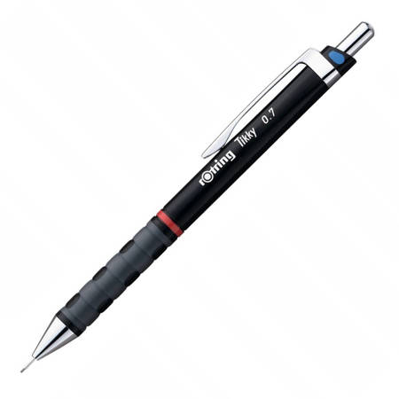 Ołówek automatyczny Rotring Tikky III Cc 0,7 Czarny Korpus