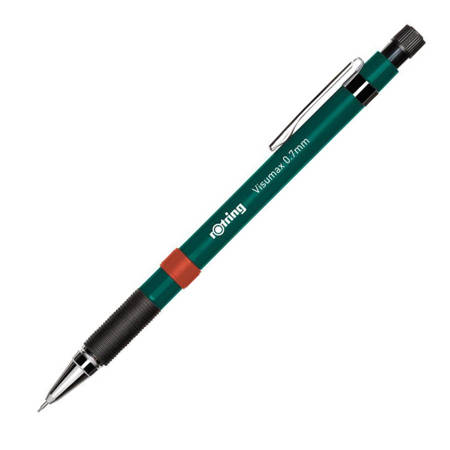 Ołówek automatyczny Rotring Visumax  | 0.7 mm | rysik 2B | ciemnozielony korpus