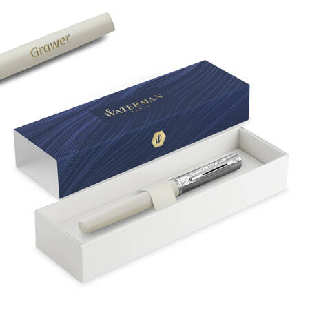 Pióro Wieczne Waterman Allure Deluxe White (F) z grawerem