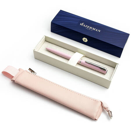 Zestaw Długopis Waterman Pastel Pink z różowym etui na taśmę